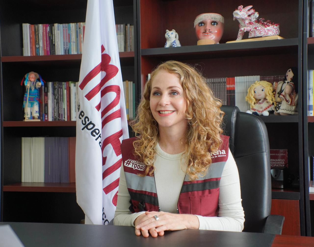 Marcela González llama a la ciudadanía a sumarse al festejo por los 7 años de la 4T en el Zócalo